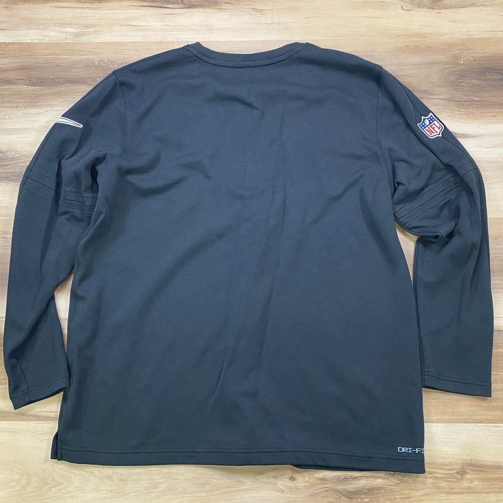 Nike NFL Philadelphia Eagles XL Dri-FIT Sideline Quarter Zip Pullover Black - Picture 8 of 8